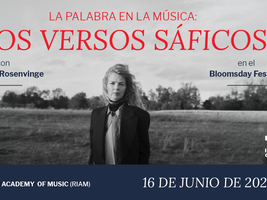 Words in Music: «Los Versos Sáficos» with Christina Rosenvinge at Bloomsday Festival